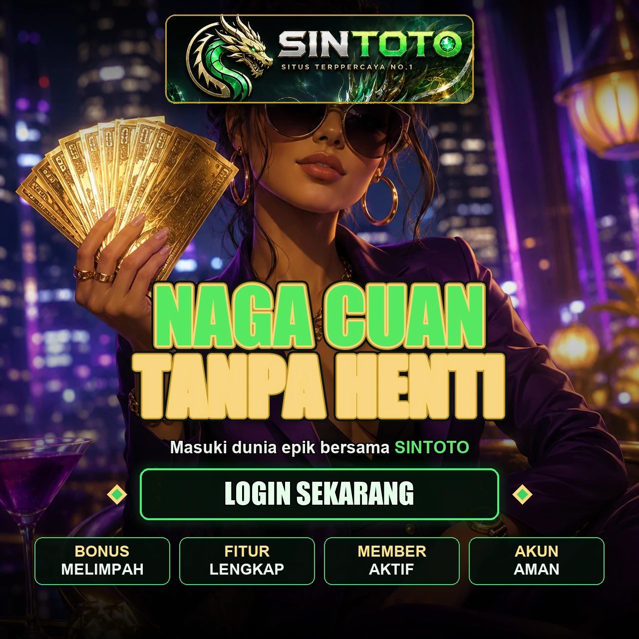 Banner SINTOTO rekomendasi slot online aman dengan sistem transaksi cepat dan efisien